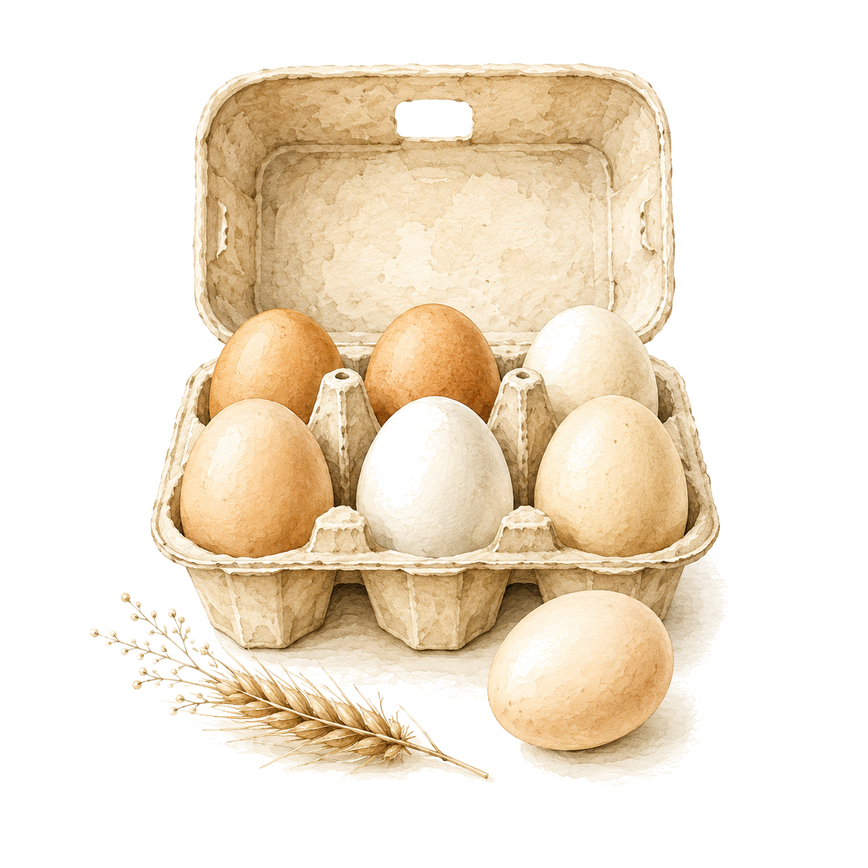 Fresh ranch eggs